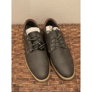 NEW LONDON FOG SHOE COMFORTABLE MEMORY FOAM BUSINESS BROWN  Size 10